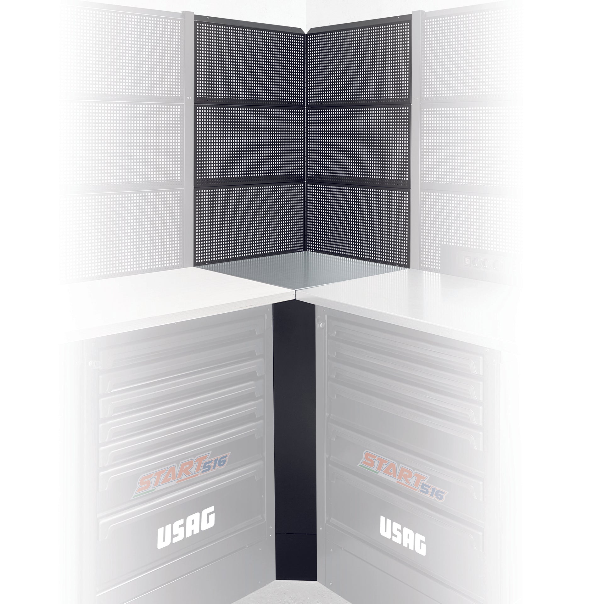 516 SA19T | Kit angolare - pianale zincato - Usag - U05160269 516 SA19T | Kit angolare - pianale zincato - Usag - U05160269